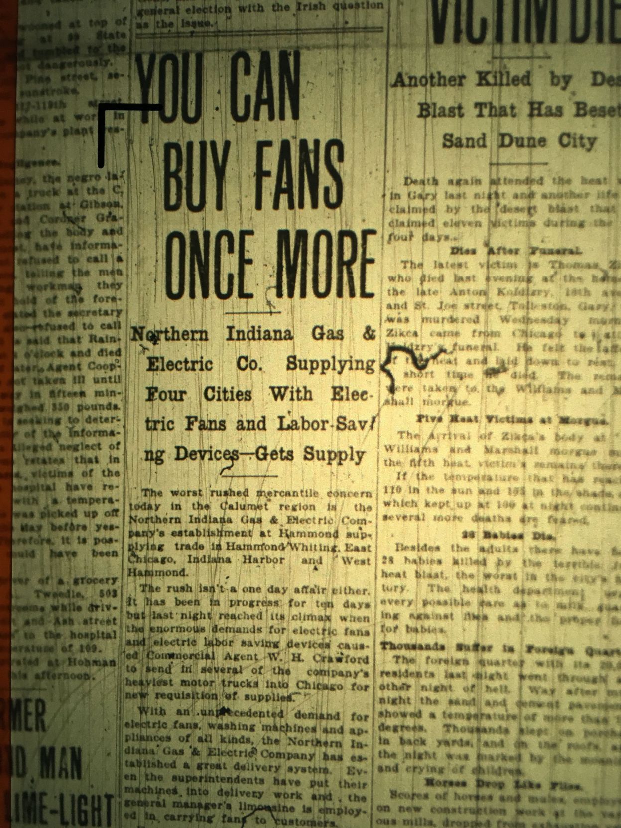 1916 heat wave